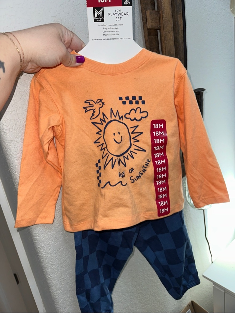 Sun of Sunshine Orange Boys' Long-Sleeve Top by